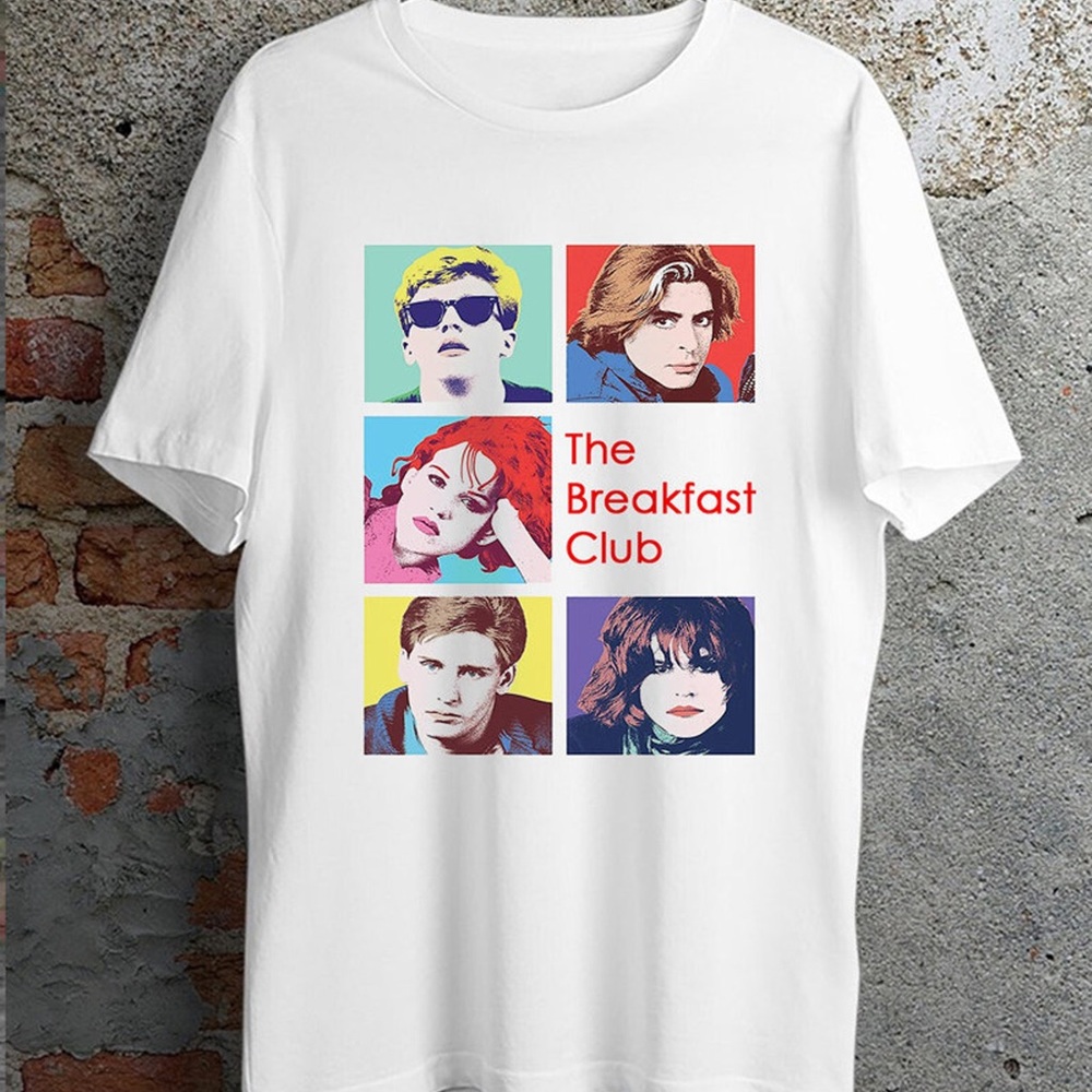The Breakfast Club T-Shirt Graphic Tee White
